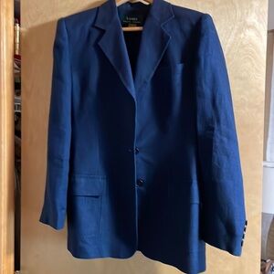 Ralph Lauren linen blazer; EUC
Size 6   Some padding in shoulders